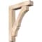 Ekena Millwork Balboa Block Smooth Bracket w/ Offset Brace, Douglas Fir, 7 1/2"W x 36"D x 48"H BKT0806X36X48BOA05SDF - alternate 1
